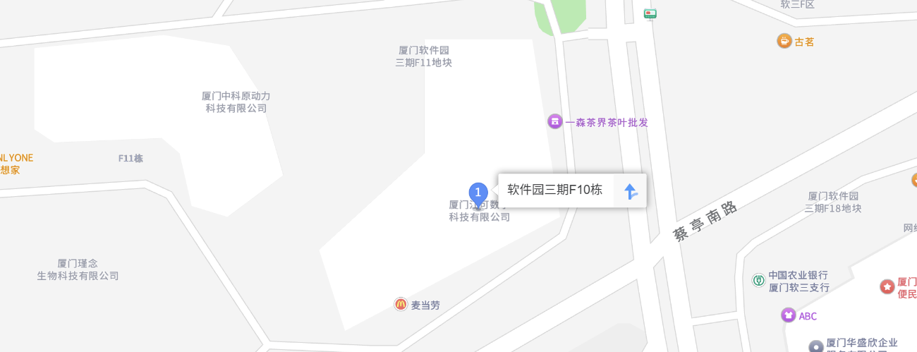 网宇商检-厦门分公司地址地图